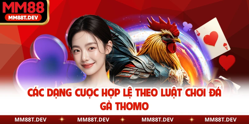 Luật Chơi Đá Gà Thomo Chi Tiết Trên Nền Tảng MM88 5 Các dạng cược hợp lệ theo luật chơi đá gà Thomo