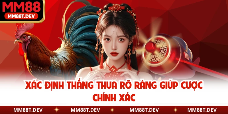 Luật Chơi Đá Gà Cựa Sắt Chuẩn Chỉnh Cho Hội Viên MM88 4 Xác định thắng thua rõ ràng giúp cược chính xác